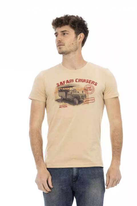 Priser på Trussardi Action Beige Bomuld T-Shirt