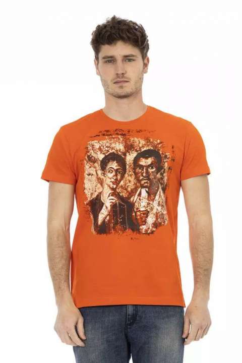 Priser på Trussardi Action Orange Bomuld T-Shirt