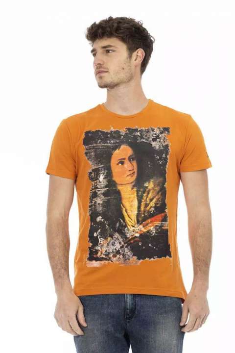 Priser på Trussardi Action Orange Bomuld T-Shirt