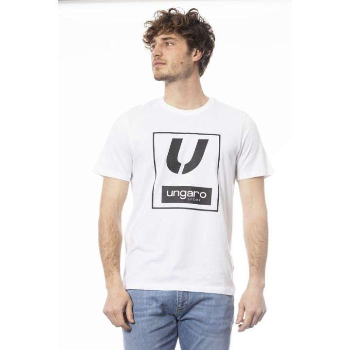 Priser på Ungaro Hvid Bomuld T-Shirt