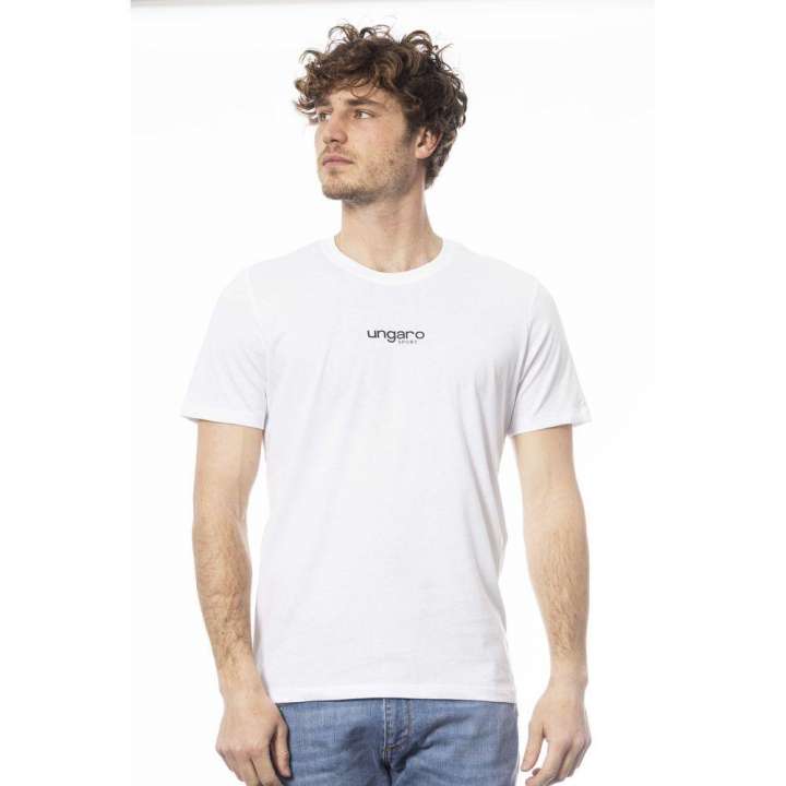 Priser på Ungaro Hvid Bomuld T-Shirt