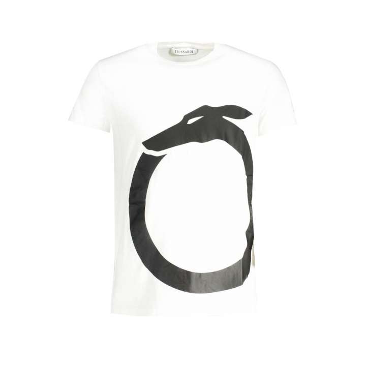 Priser på Trussardi White Cotton T-Shirt