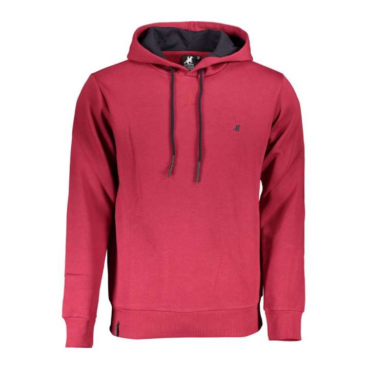 Priser på U.S. Grand Polo Chic Pink Hooded Sweatshirt with Embroidery Detail