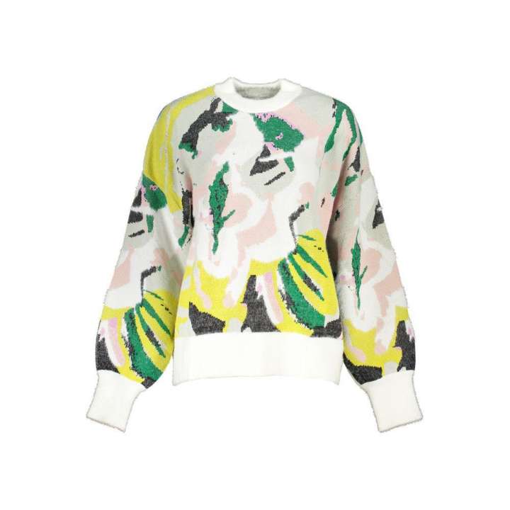 Priser på Desigual Elegant High Neck Contrast Sweater