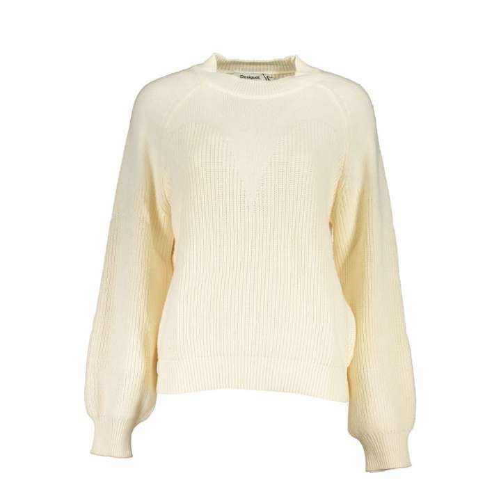 Priser på Desigual Chic Turtleneck Sweater with Contrast Details