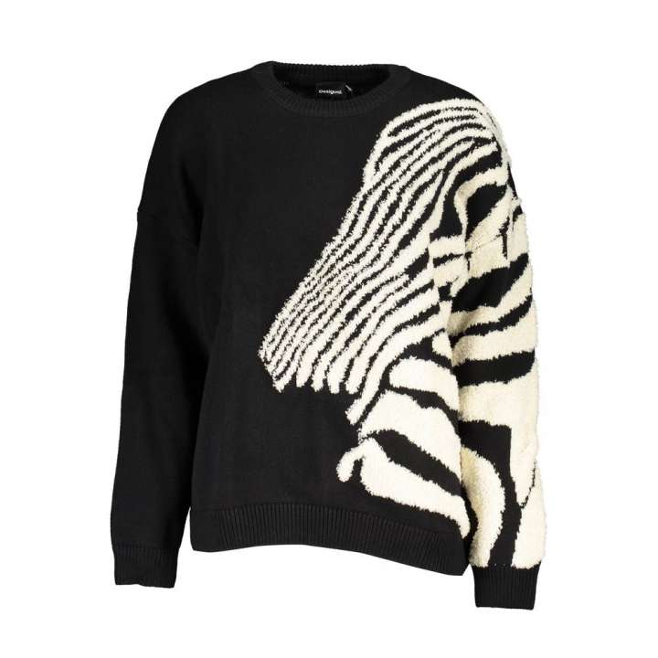 Priser på Desigual Chic Contrast Crew Neck Sweater