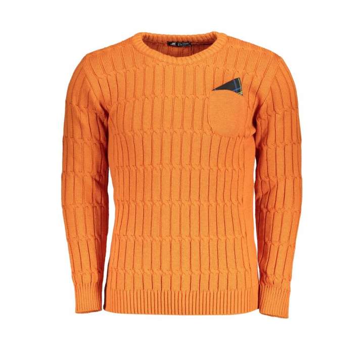 Priser på U.S. Grand Polo Twisted Crew Neck Orange Sweater