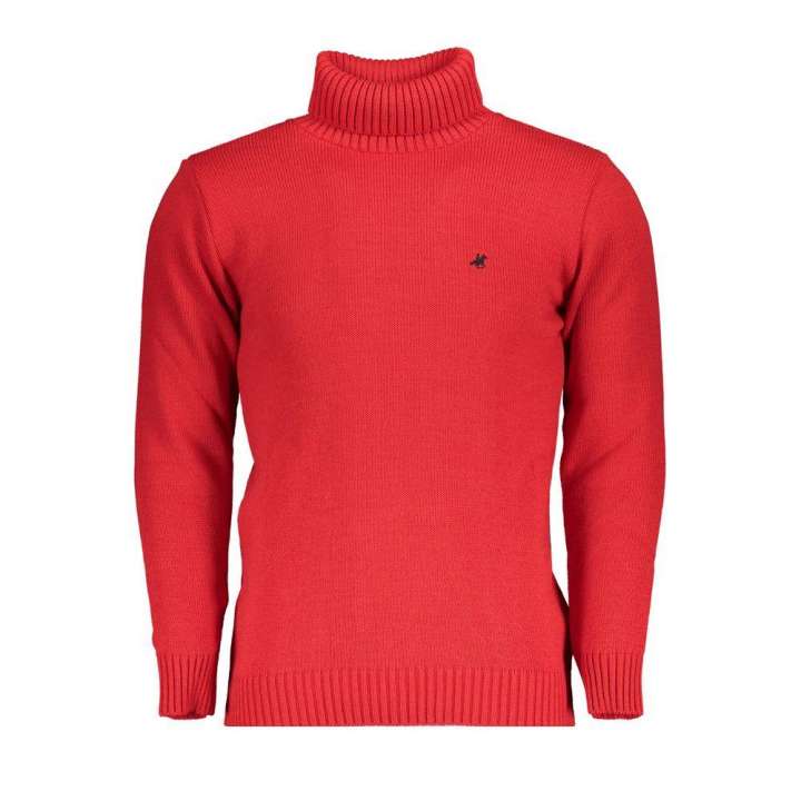 Priser på U.S. Grand Polo Elegant Turtleneck Sweater with Embroidery Detail