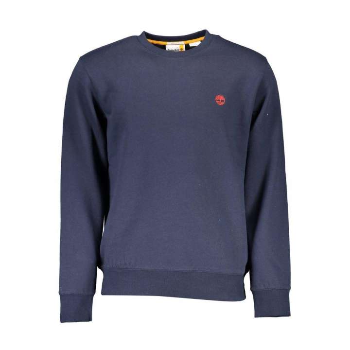 Priser på Timberland Sleek Blue Organic Cotton Crewneck Sweater