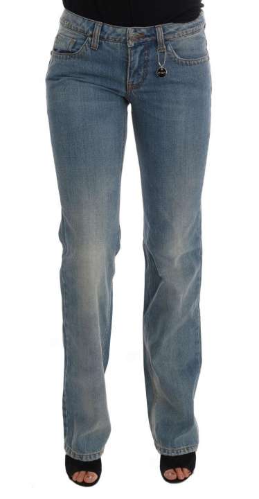 Priser på Costume National Chic Classic Fit Straight Blue Jeans