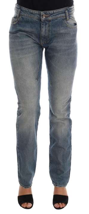 Priser på Costume National Chic Blue Slim Fit Designer Jeans