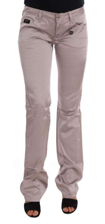 Priser på Costume National Chic Beige Slim Fit Designer Jeans