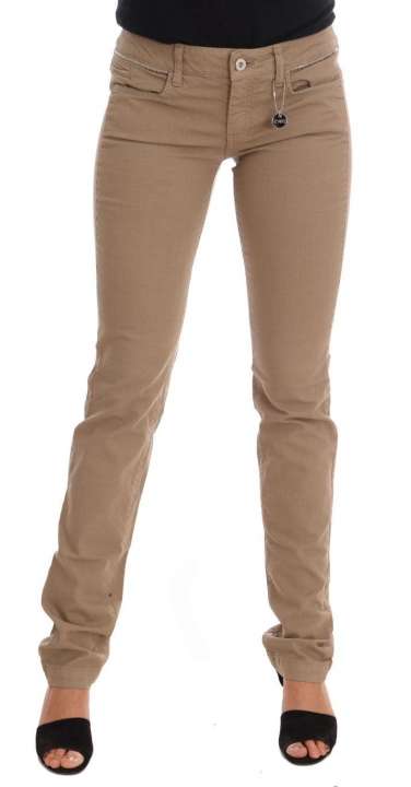 Priser på Costume National Beige Super Slim Fit Denim Delight