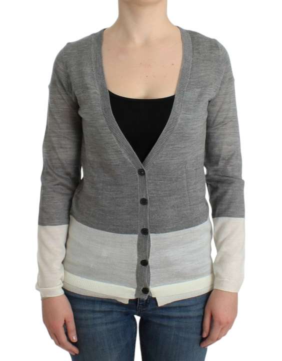 Priser på Costume National Chic Gray Lightweight Cardigan