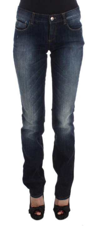 Priser på Costume National Sleek Slim Fit Blue Designer Jeans