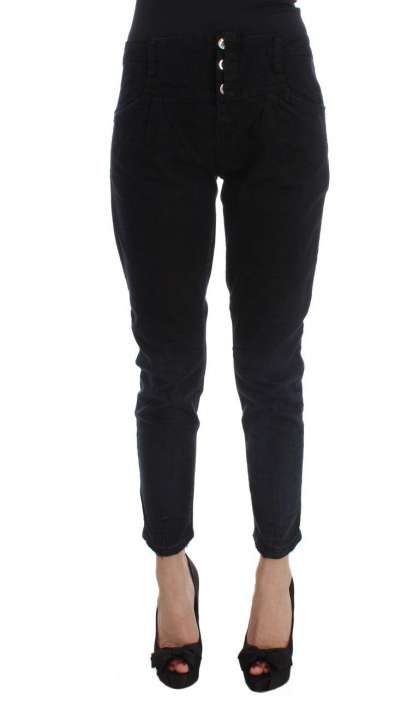 Priser på Costume National Sleek Slim Fit Black Denim Jeans