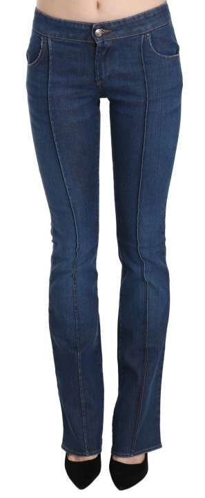 Priser på Just Cavalli Chic Blue Washed Boot Cut Denim Pants