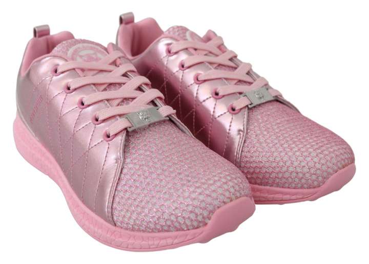 Priser på Plein Sport Chic Pink Blush Runner Gisella Sneakers