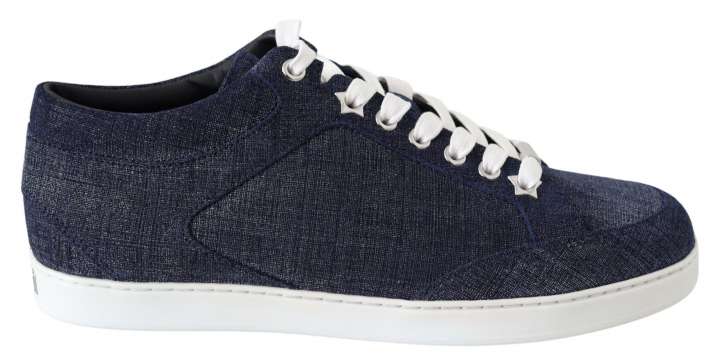 Priser på Jimmy Choo Chic Slip-On Blue Denim Suede Sneakers