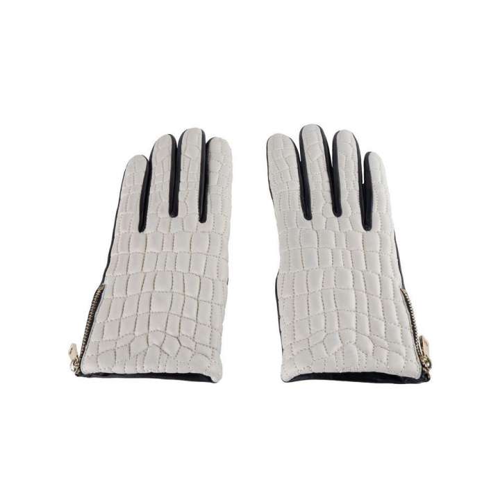 Priser på Cavalli Class Elegant Gray Lambskin Gloves