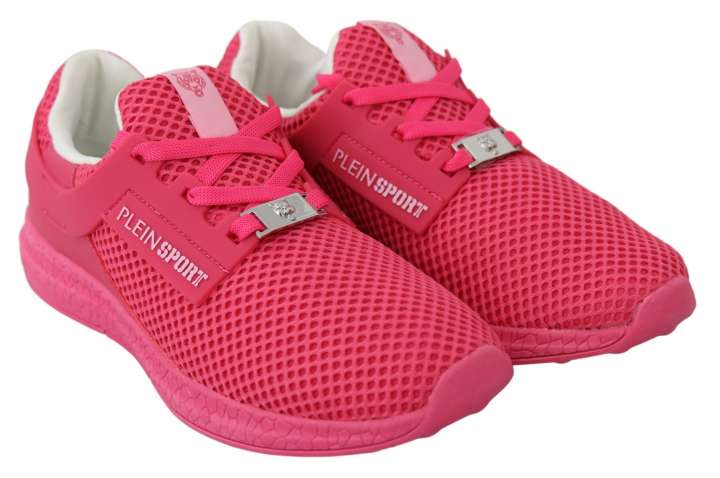 Priser på Plein Sport Elegant Fuxia Runner Becky Sneakers