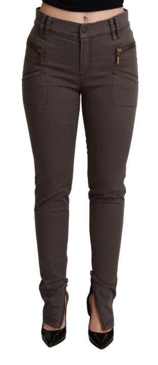 Priser på PLEIN SUD Chic Brown Slim-Fit Skinny Jeans