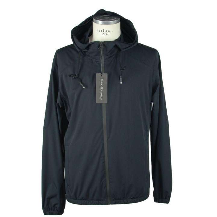 Priser på Emilio Romanelli Sleek Hooded Full Zip Jacket in Black