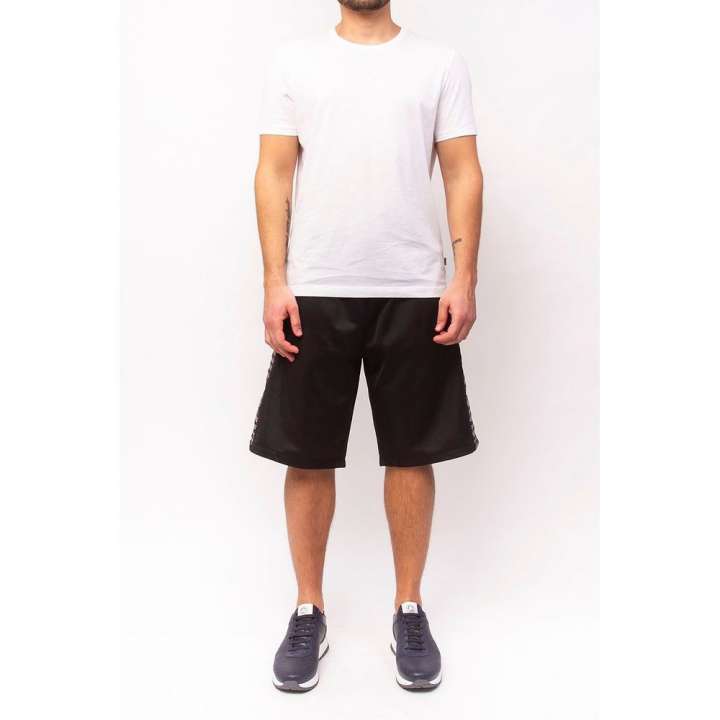 Priser på Bikkembergs Sleek Anniversary Striped Bermuda Shorts