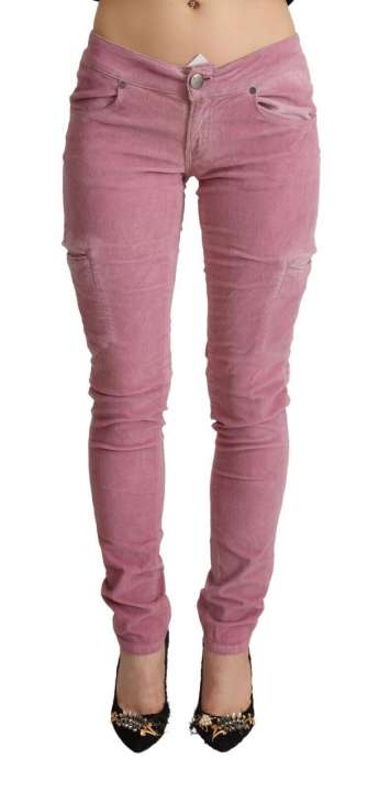 Priser på Acht Chic Pink Low Waist Skinny Jeans