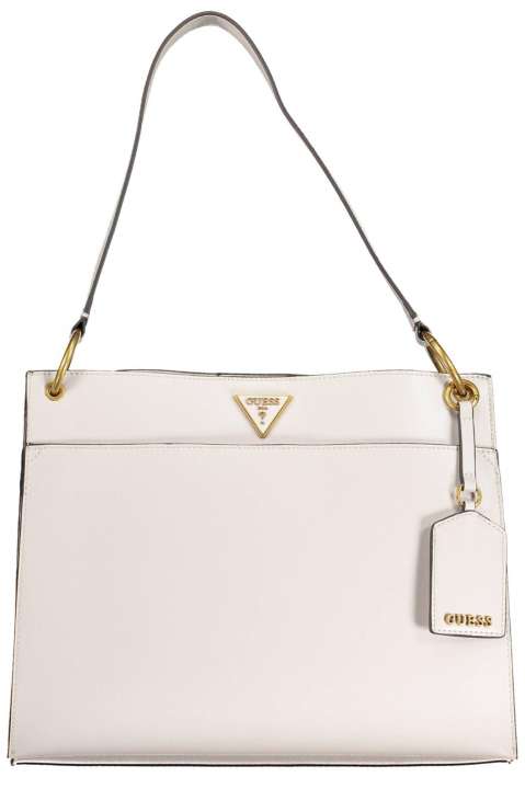 Priser på Guess Jeans Chic Gray Shoulder Bag with Contrasting Details