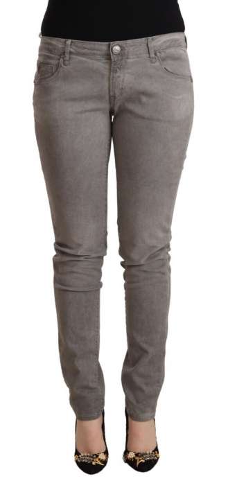 Priser på Acht Sleek Gray Skinny Low Waist Jeans