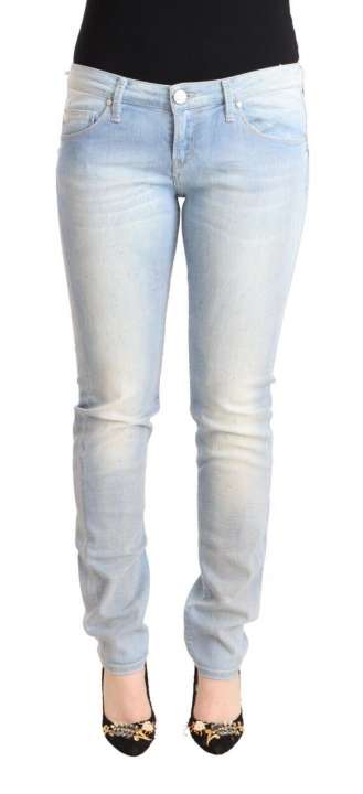 Priser på Acht Chic Low Waist Skinny Light Blue Denim