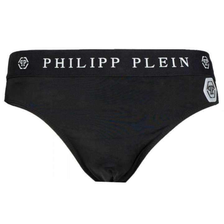 Priser på Philipp Plein Sleek Nylon Swim Briefs with Iconic Logo Detail