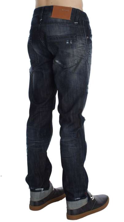 Priser på Acht Elegant Regular Straight Fit Blue Jeans