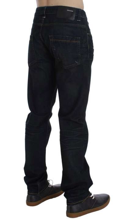 Priser på Acht Elegant Straight Fit Dark Blue Jeans