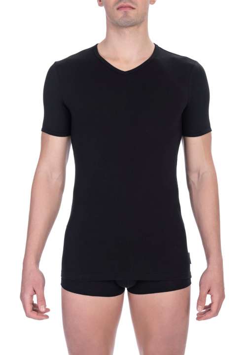 Priser på Bikkembergs Sleek Bi-Pack V-Neck T-Shirt Ensemble