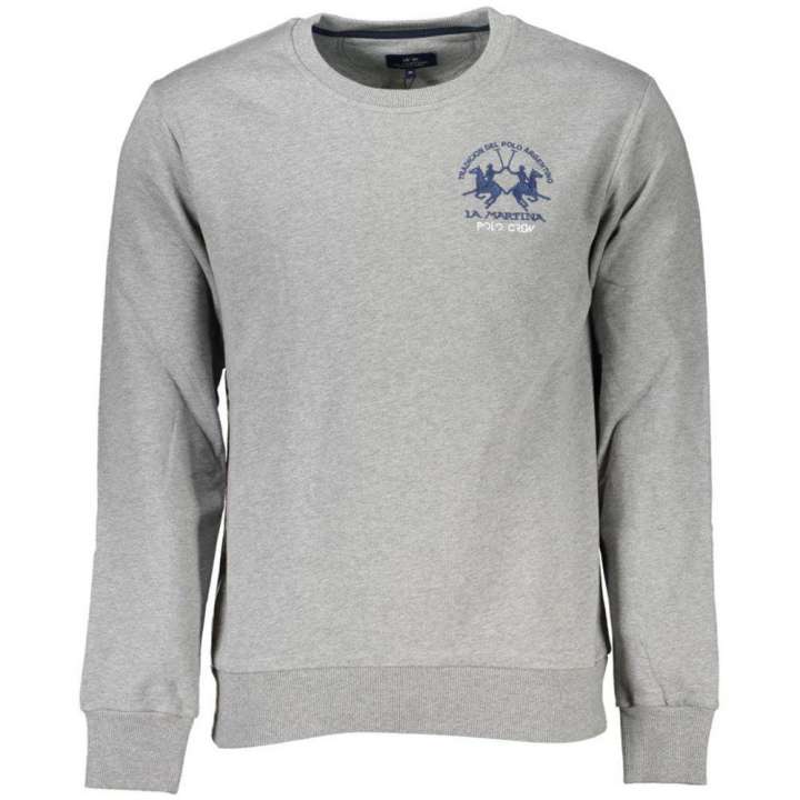 Priser på La Martina Embroidered Cotton Crewneck Sweater