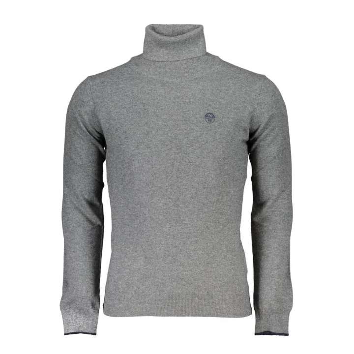 Priser på North Sails Trendy Turtleneck Sweater in Gray