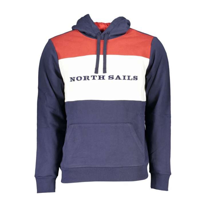 Priser på North Sails Eco-Conscious Blue Hoodie with Contrast Detail