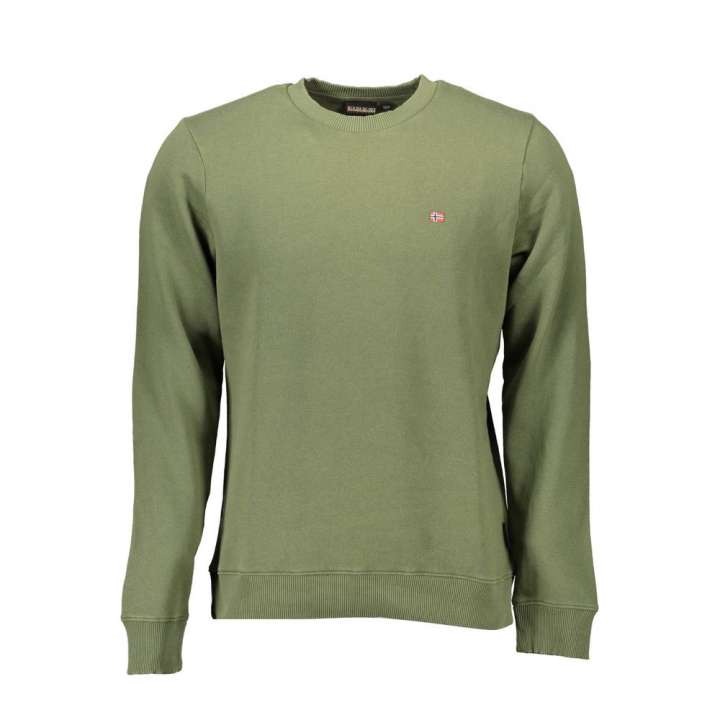 Priser på Napapijri Emerald Cotton Blend Crewneck Sweater