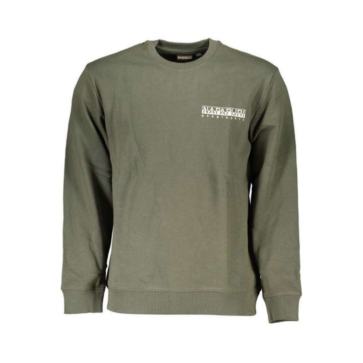 Priser på Napapijri Green Fleece Crew Neck Sweatshirt