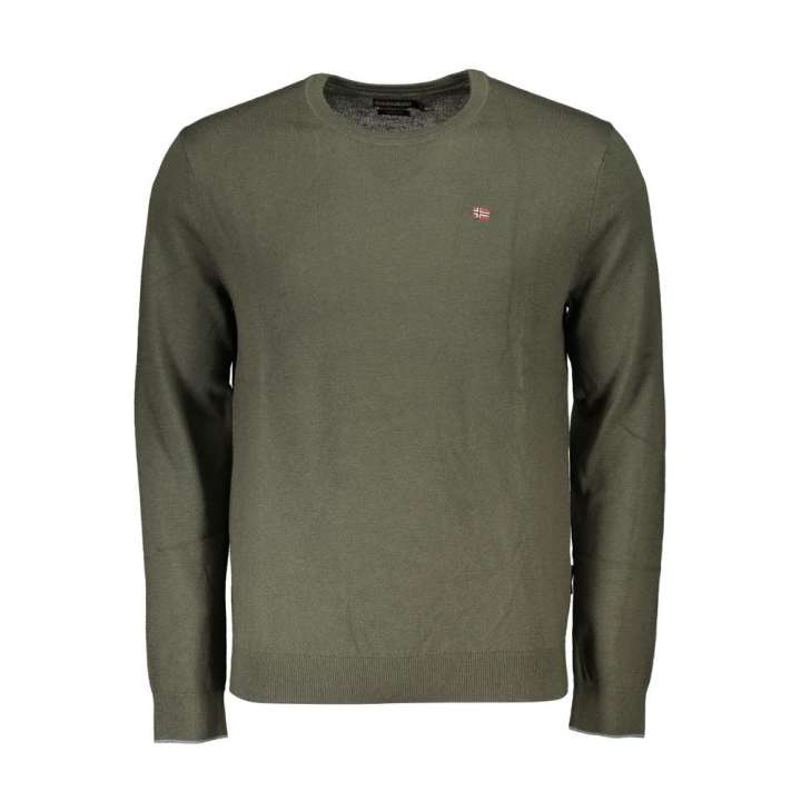 Priser på Napapijri Vintage Crew Neck Embroidered Sweater