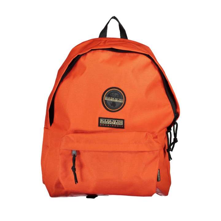 Priser på Napapijri Eco-Chic Orange Backpack for the Modern Explorer