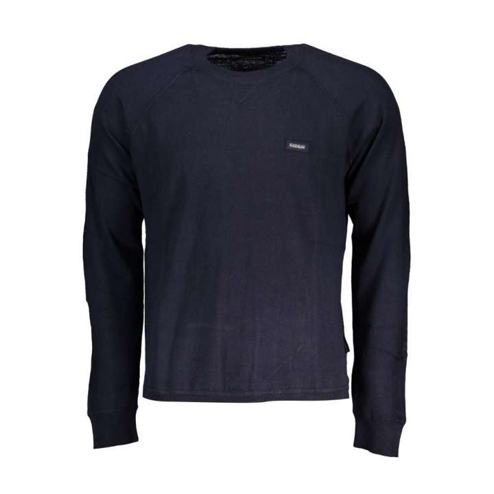 Priser på Napapijri Elegant Crew Neck Sweater with Contrast Details