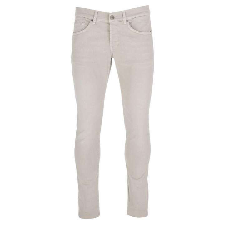 Priser på Dondup Chic Beige Stretch Cotton Trousers