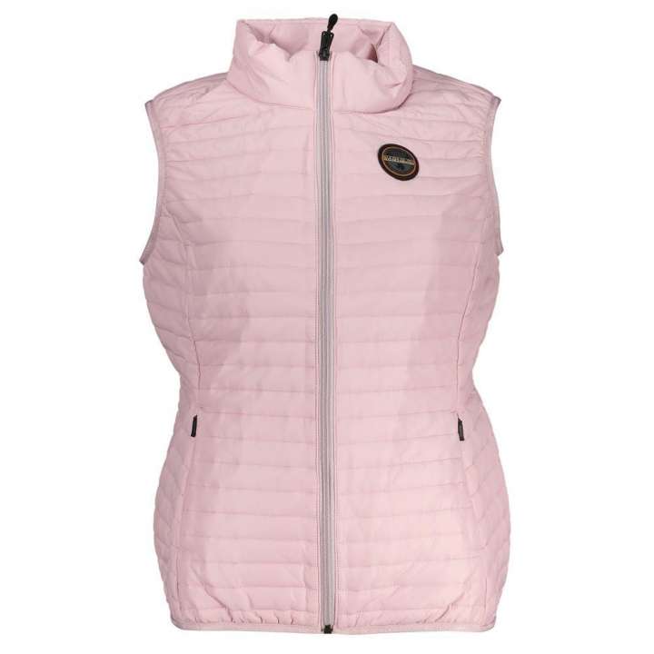 Priser på Napapijri Sleeveless Pink Contrast Detail Jacket