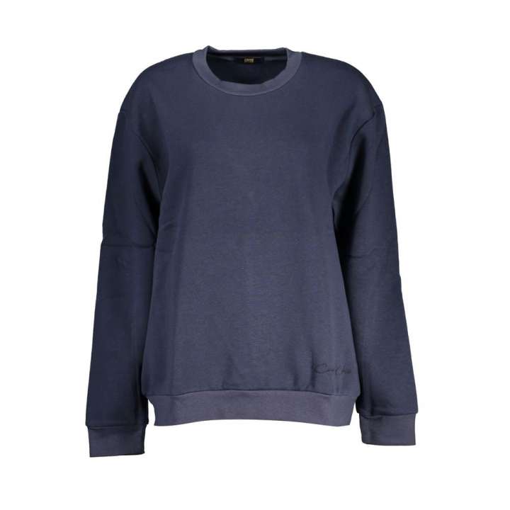 Priser på Cavalli Class Chic Blue Embroidered Fleece Sweatshirt