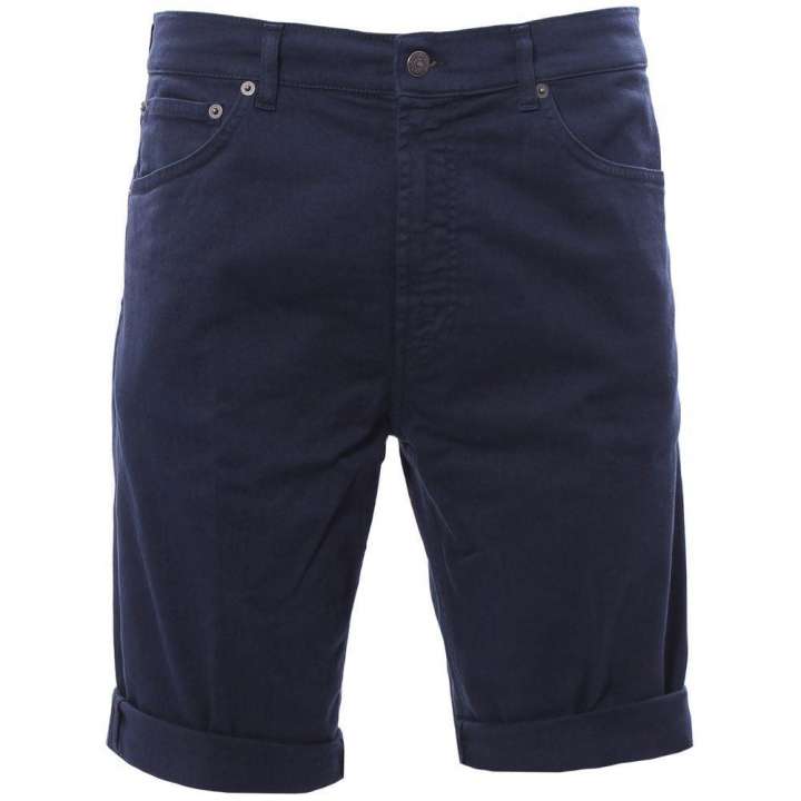 Priser på Dondup Chic Dark Blue Stretch Cotton Shorts