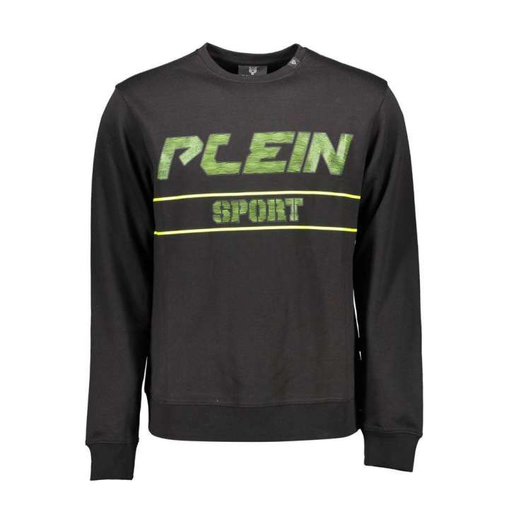 Priser på Plein Sport Sleek Long-Sleeve Sweatshirt with Contrast Details