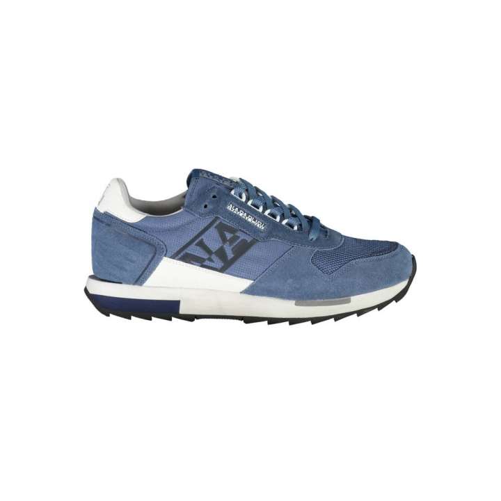 Priser på Napapijri Sleek Blue Lace-Up Sport Sneakers